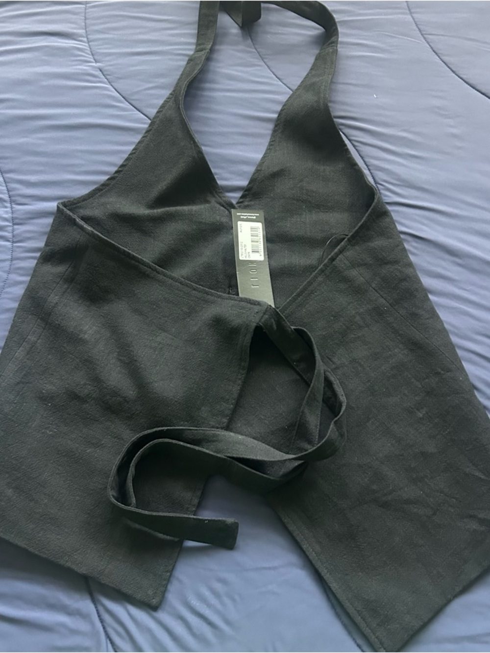 Lioness Black Backless Halter Top - Picture 8 of 14